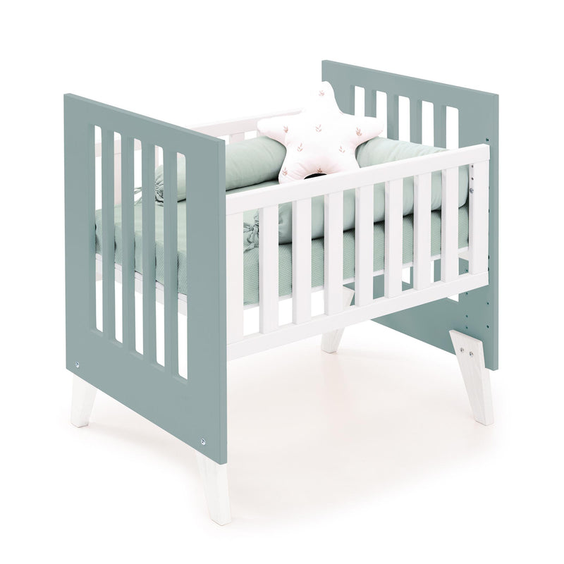 Berceau 60x80 cm pour cododo (5en1) blanc/vert eucalyptus · Nexo Uno Eucalyptus