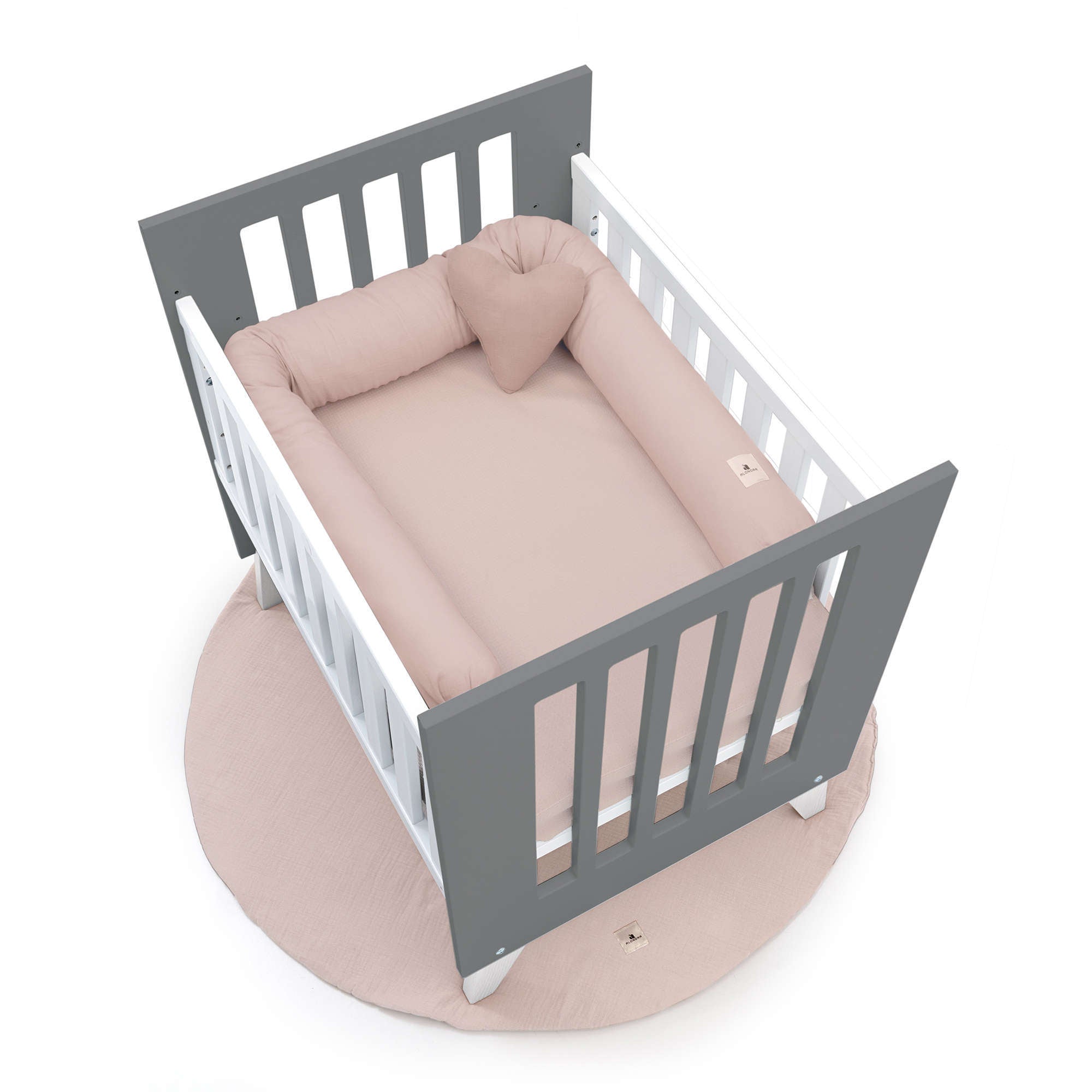 Berceau 60x80 cm pour cododo (5en1) blanc/antracite · Nexo Uno Antracita