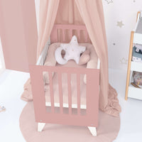 Berceau 60x80 cm pour cododo (5en1) blanc/rose · Nexo Uno Quarzo