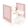 Berceau 60x80 cm pour cododo (5en1) blanc/rose · Nexo Uno Quarzo