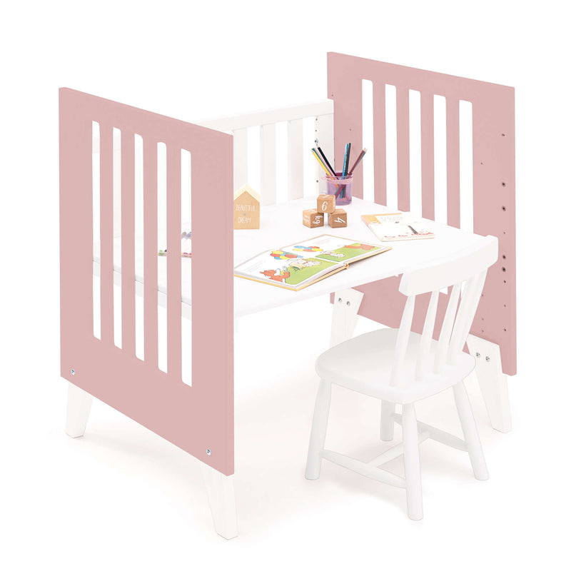 Berceau 60x80 cm pour cododo (5en1) blanc/rose · Nexo Uno Quarzo