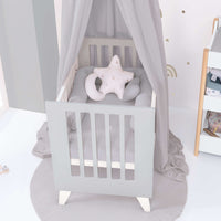 Berceau 60x80 cm pour cododo (5en1) blanc/gris · Nexo Uno Grey