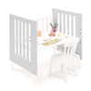 Berceau 60x80 cm pour cododo (5en1) blanc/gris · Nexo Uno Grey