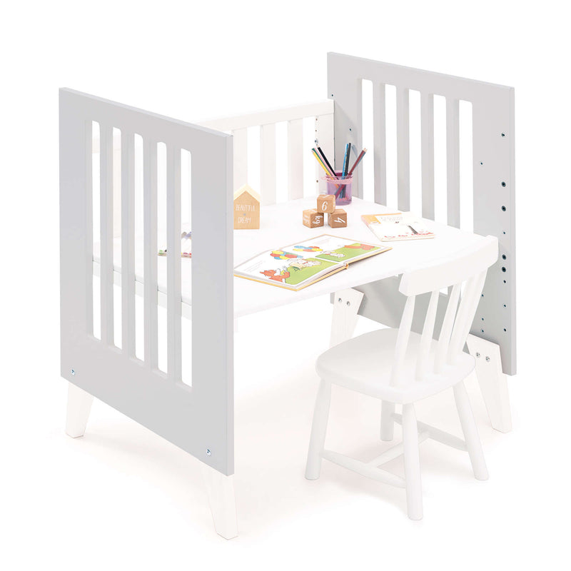 Berceau 60x80 cm pour cododo (5en1) blanc/gris · Nexo Uno Grey