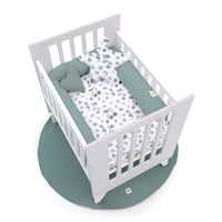 Mini berço 60x80 cm para co-sleeping (5em1) branco/cinzento · Nexo Uno Grey