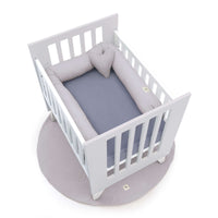 Mini berço 60x80 cm para co-sleeping (5em1) branco/cinzento · Nexo Uno Grey