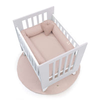 Mini berço 60x80 cm para co-sleeping (5em1) branco/cinzento · Nexo Uno Grey