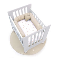 Mini berço 60x80 cm para co-sleeping (5em1) branco/cinzento · Nexo Uno Grey
