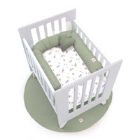 Mini berço 60x80 cm para co-sleeping (5em1) branco/cinzento · Nexo Uno Grey