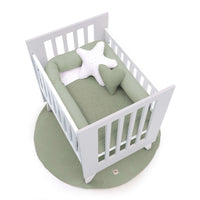 Mini berço 60x80 cm para co-sleeping (5em1) branco/cinzento · Nexo Uno Grey