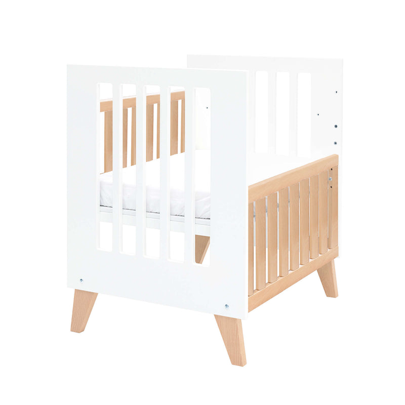 Co-sleeping crib 60x80 cm (5in1) wood/white · Nexor Uno White