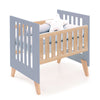 Berceau cododo 60x80 cm (5en1) bois/bleu · Nexor Uno Blu denim