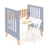 Berceau cododo 60x80 cm (5en1) bois/bleu · Nexor Uno Blu denim