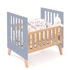 Berceau cododo 60x80 cm (5en1) bois/bleu · Nexor Uno Blu denim