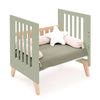 Berceau cododo 60x80 cm (5en1) bois/vert-olive · Nexor Uno Erba