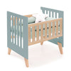 Berceau cododo 60x80 cm (5en1) bois/vert · Nexor Uno Eucalyptus