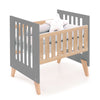 Berceau cododo 60x80 cm (5en1) bois/antracite · Nexor Uno Antracita