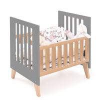 Berceau cododo 60x80 cm (5en1) bois/antracite · Nexor Uno Antracita