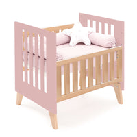 Berceau cododo 60x80 cm (5en1) bois/rose · Nexor Uno Quarzo
