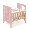Berceau cododo 60x80 cm (5en1) bois/rose · Nexor Uno Quarzo