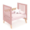 Berceau cododo 60x80 cm (5en1) bois/rose · Nexor Uno Quarzo