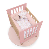 Berceau cododo 60x80 cm (5en1) bois/rose · Nexor Uno Quarzo