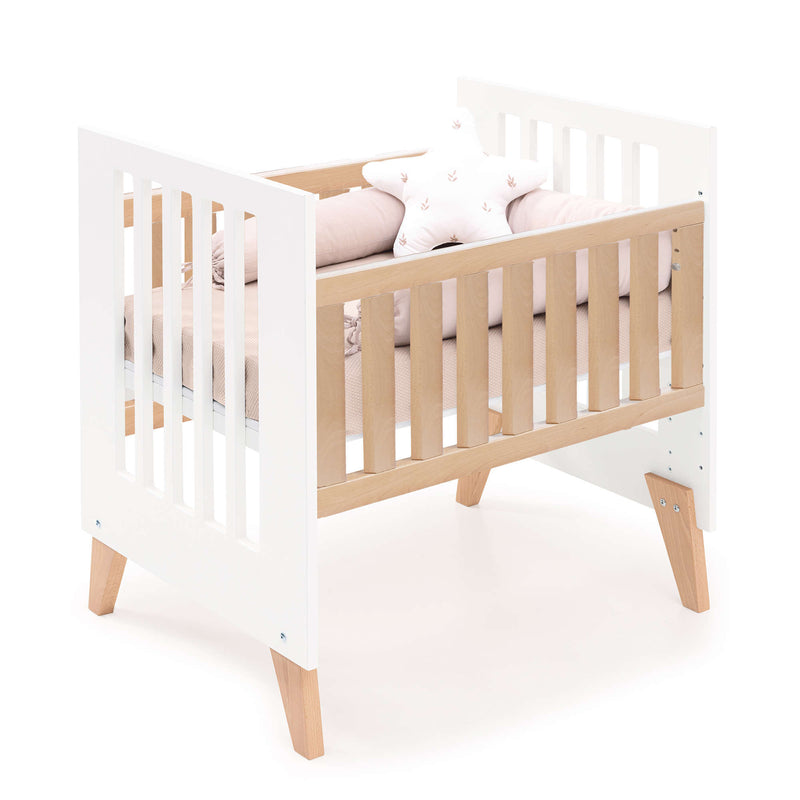 Conversion kit from cot 60x120 cm to crib 60x80 cm wood