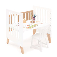 Co-sleeping crib 60x80 cm (5in1) wood/white · Nexor Uno White