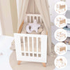 Co-sleeping crib 60x80 cm (5in1) wood/white · Nexor Uno White