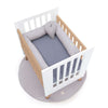 Co-sleeping crib 60x80 cm (5in1) wood/white · Nexor Uno White