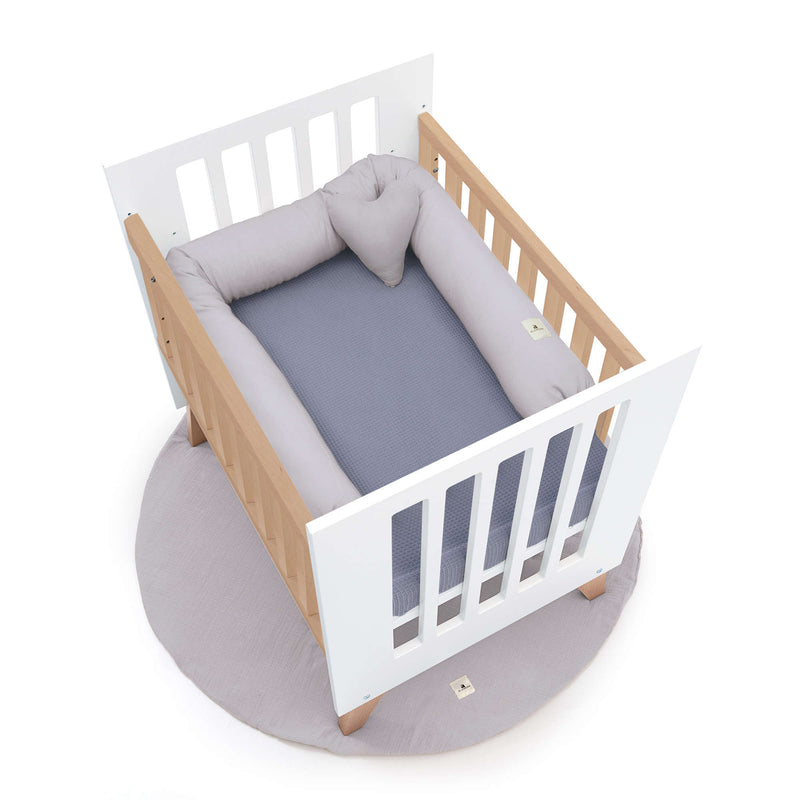 Co-sleeping crib 60x80 cm (5in1) wood/white · Nexor Uno White
