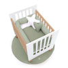 Co-sleeping crib 60x80 cm (5in1) wood/white · Nexor Uno White