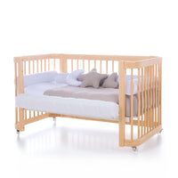 Baby cot-toddler bed (3in1) 70x140 cm wood · Crea Due Nomad C300-M5000