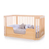 Lit bébé-Lit d'enfant 70x140 cm (3in1) en bois · Crea Due Nomad C300-M5000