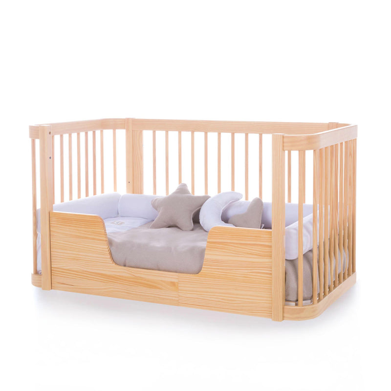 Baby cot-toddler bed (3in1) 70x140 cm wood · Crea Due Nomad C300-M5000