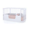 Lit bébé-lit d'enfant 70x140 cm (3in1) en blanc · Crea Due Bianco C300-M1100