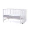 Lit bébé-lit d'enfant 70x140 cm (3in1) en blanc · Crea Due Bianco C300-M1100