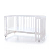 Lit bébé-lit d'enfant 70x140 cm (3in1) en blanc · Crea Due Bianco C300-M1100