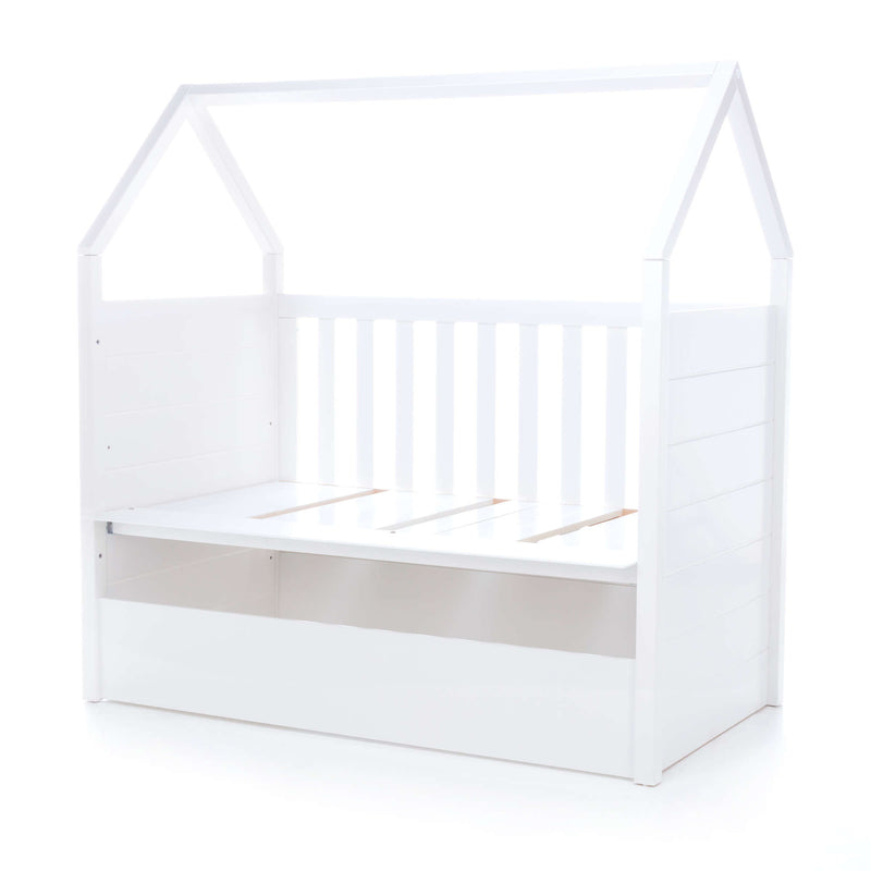 Lit cabane bébé 70x140 cm (3in1) avec linge de lit Arena · Auna 