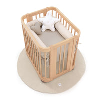 Wooden baby oval crib 55x70 cm · Crea Uno Nomad C304-M5000