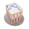 Oval crib 55x70 cm wooden/rose · Crea Plus Uno C354-M5059