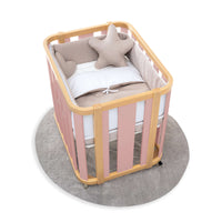 Oval crib 55x70 cm wooden/rose · Crea Plus Uno C354-M5059