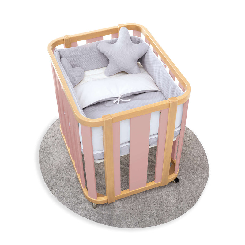 Oval crib 55x70 cm wooden/rose · Crea Plus Uno C354-M5059