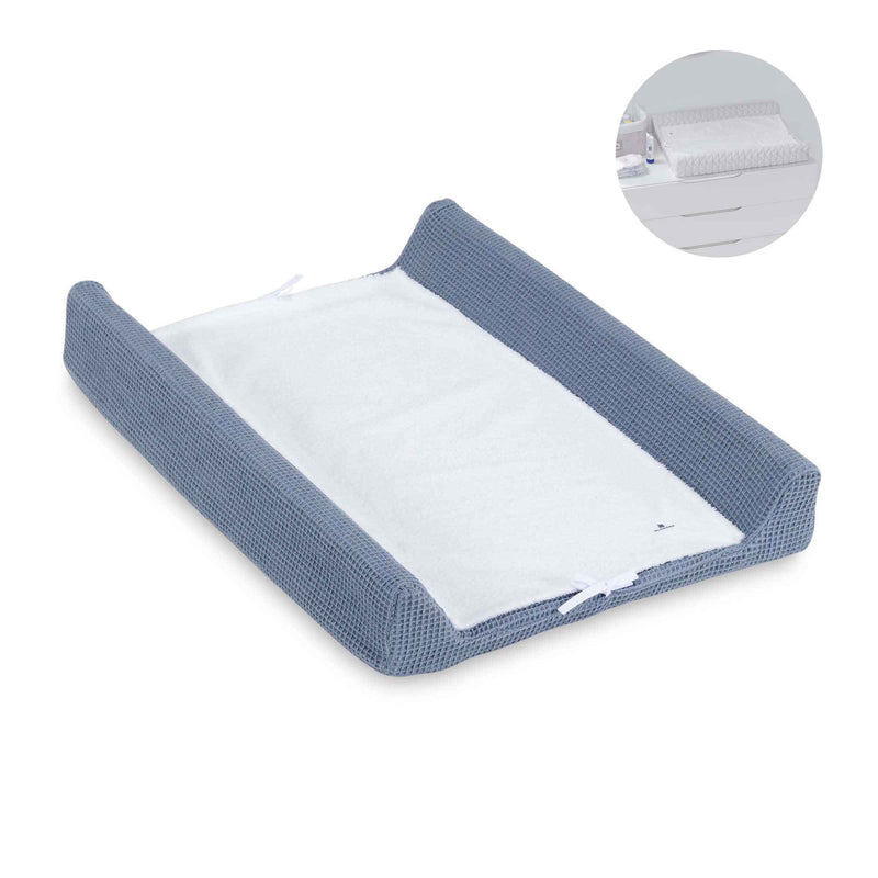 Changing mat with removable cover colour blue denim for chests