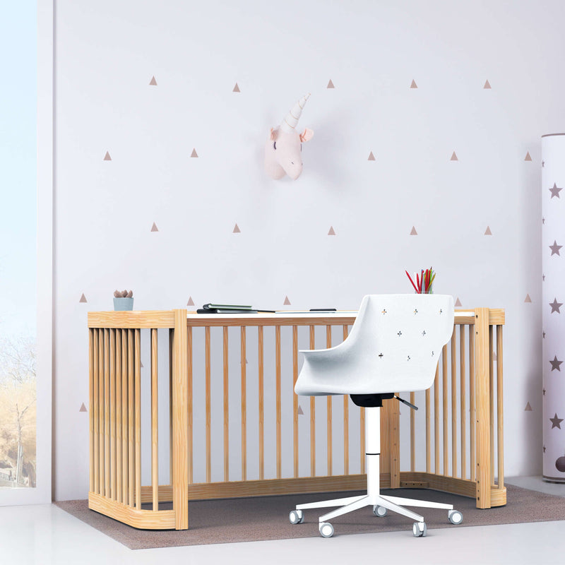 Berceau, lit bébé et lit d'enfant (4in1) en bois · Crea Tre Nomad C301-M5000