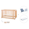 Lit bébé-Lit d'enfant 70x140 cm (3in1) en bois · Crea Due Nomad C300-M5000