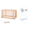 Lit bébé-Lit d'enfant 70x140 cm (3in1) en bois · Crea Due Nomad C300-M5000