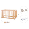Lit bébé-Lit d'enfant 70x140 cm (3in1) en bois · Crea Due Nomad C300-M5000