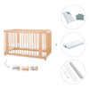 Lit bébé-Lit d'enfant 70x140 cm (3in1) en bois · Crea Due Nomad C300-M5000