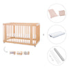 Lit bébé-Lit d'enfant 70x140 cm (3in1) en bois · Crea Due Nomad C300-M5000